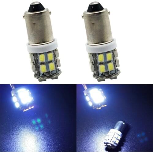 10Pcs High Quality!!! BA9S 20 SMD 1206 Super Bright LED BA9S 20LED Light Bulbs 12 volt led White Door lights lamp ba9s led light