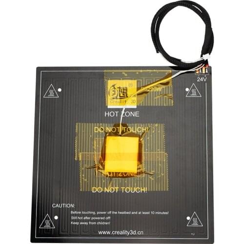 24V 235*235*3MM ender-3 heatbed Aluminum with cable line for Creality Ender 3 MK3 3D printer hotbed parts