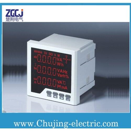 3 phase multifunctional power meter with RS485 communication