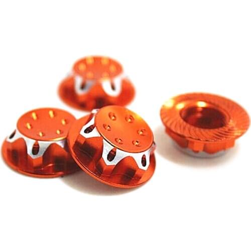 4PCS 17MM Dust Lock Nut Adapter For 1/8 Buggy/Truck WHEEL RC HPI LOSI HB AE MUGEN TEAM C