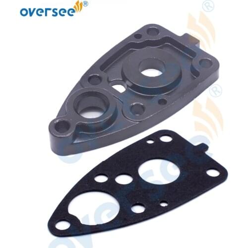 6E0-45321-01-5B Water Pump Aluminium Plate, 6E0-45315-A0-00 PACKING LOWER CASE for Yamaha 2 Stroke Outboard Engine 4HP 5HP