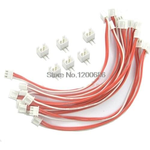 30CM 24AWG Double-end XH 2.54mm 3 Pin Battery Connector Plug Female & Male with Wire