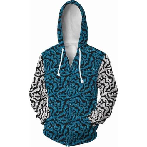 Tiger King Joe Exotic Hoodie Cosplay Hood Hoodie Zipper Up Jacket Coat Top Sweatshirts