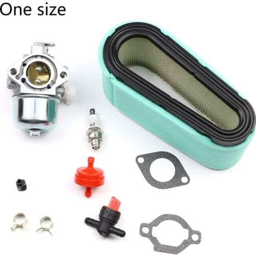 Carburetor with Air Filter Spark Plug Gaskets Kit for 699831 Lawn Mower Engines Tractor Carb Replacement Parts