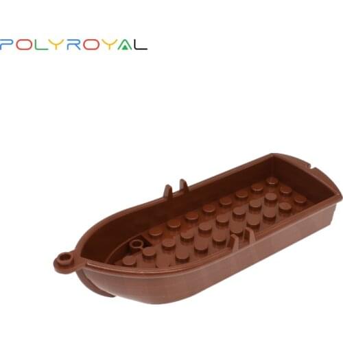 Building Blocks Technology parts Hand rowing wooden boat 5x14x2 1/3 MOC 1 PCS Educational toy for children 21301