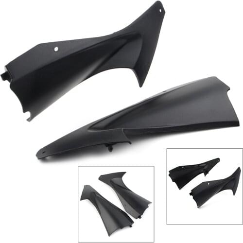 Matte Black Motorcycle Gas Fuel Tank Side Cover Fairing Panel Cowl Trim for Yamaha YZF-R6 2006 2007 YZF R6 ABS Plastic