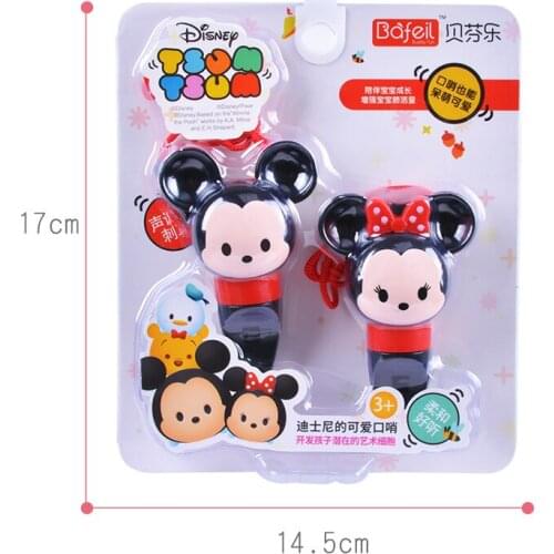Disney kids Mickey mouse whistling musical instrument toy girls Minnie music kindergarten event party girl gift