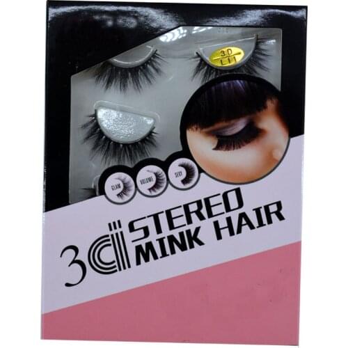 HBZGTLAD New 4 pairs natural false eyelashes fake lashes long makeup 3d mink lashes eyelash extension mink eyelashes for beauty