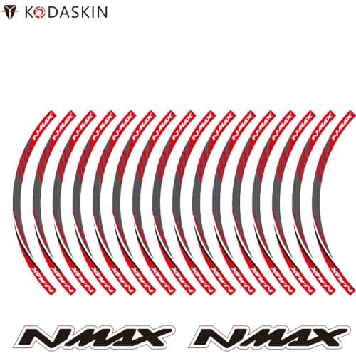 KODASKIN Wheel Rim Stickers Tire Decals for Yamaha NMAX 125 155
