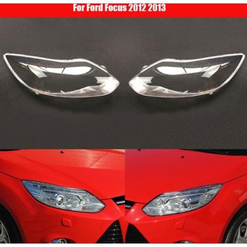 Headlamp Cover For Ford Focus 2012 2013 Headlight Lens Car Clear Head Lamp Replacement Auto Shell