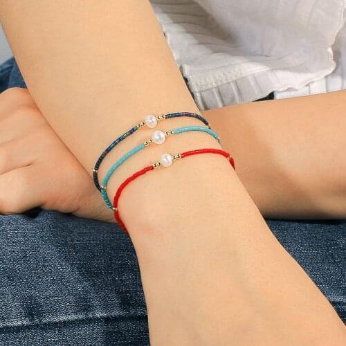 KELITCH 2021 Miyuki Beaded Bracelets Pearl Jewelry for women Pulseras mujer moda Friends Gifts
