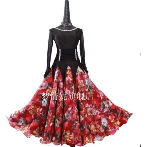 Customize New ballroom dance dress standard ballroom waltz dresses ballroom dance competition dresses custom made LXT561