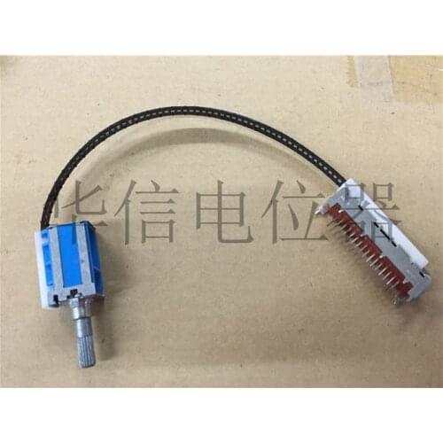Original new 100% cable switch 6 plum blossom 25MM long handle black cable part is 20cm