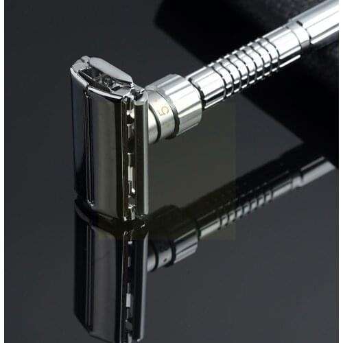 Adjustable Razors Double Edge Shaving Safety Razor Zinc Blades Hair Alloy Mens Razor Shaving Shaver Tools Removal D6Y0