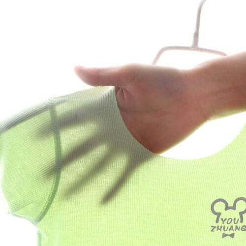 Boneless short sleeve shorts summer thin childrens modal home air conditioning suit Capris suit childrens pajamas