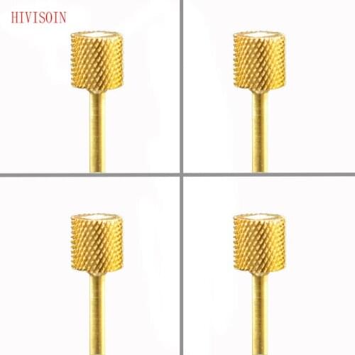 HIVISOIN Carbide Nail Drill Bit - 4-Week Backfill Bit - M (Gold)