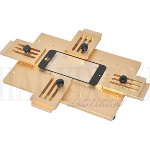 Universal Aluminium alloy Phone LCD OCA Laminating alignment Mold LCD Refurbish Screen Fix Mould for mobile phone repair