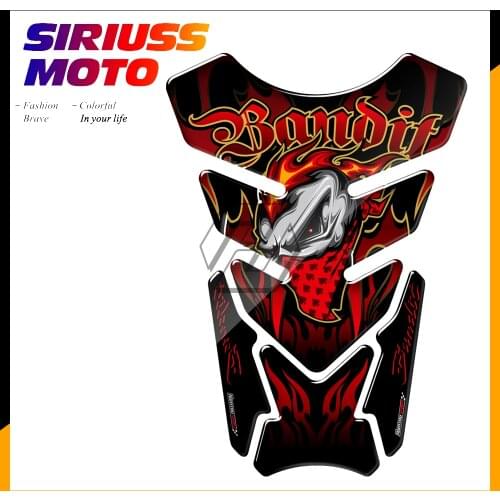 Universal 3D Motorcycle Tank Pad Gel Protector Sticker Bandit Tankpad Case for Suzuki Bandit 600 650 1200 1250 T