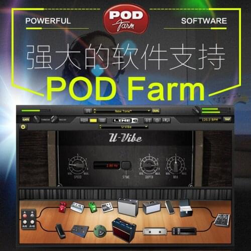 POD Studio UX1/UX2/GX Bass Electric Guitar Sound Card USB Audio Interface Effect