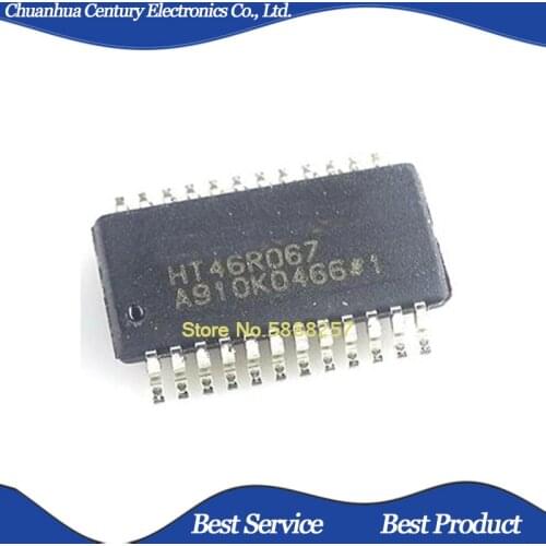2 pcs/lot HT46R067 SSOP24 Original and New In Stock