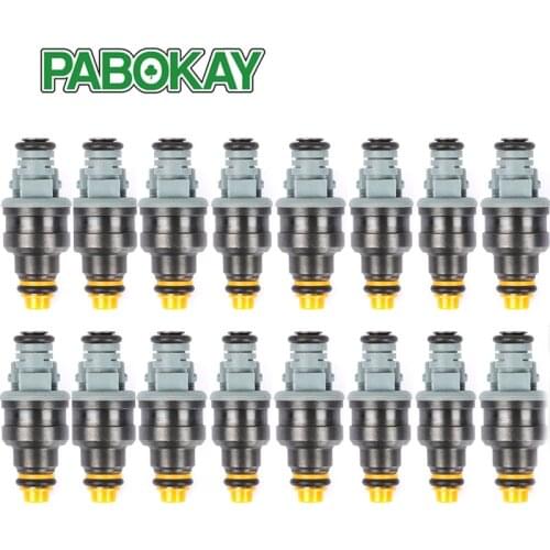 16 pieces x High performance 1600cc 152lb/hr-160lb/hr CNG fuel injector 0280150842 0280150846 for ford racing car truck
