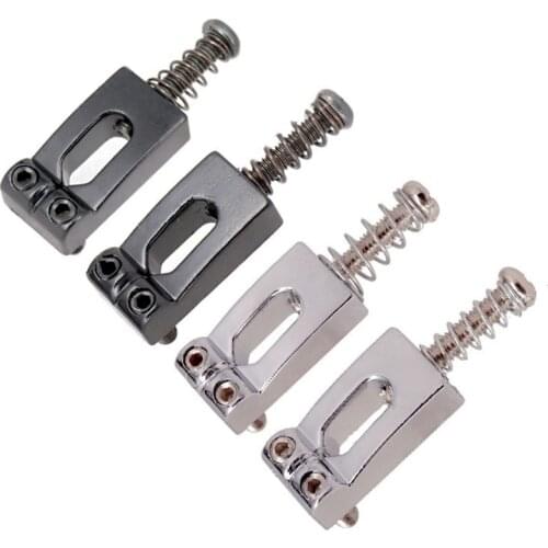 6Pcs/lot Chrome Electric Guitar Bridge Strings Concave Saddles Guitar accessories Parts Musical instrument