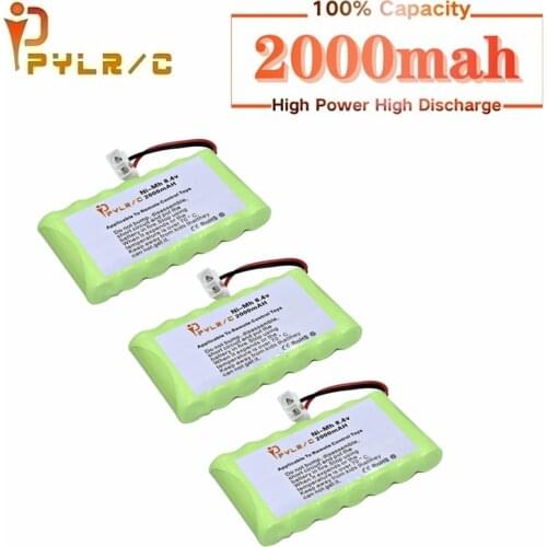 8.4v 2000mah Rechargeable Battery For Rc toys Cars Tank Robots Gun Boats AA NI-MH Battery 8.4v Battery Pack With Tamiya 2P Plug