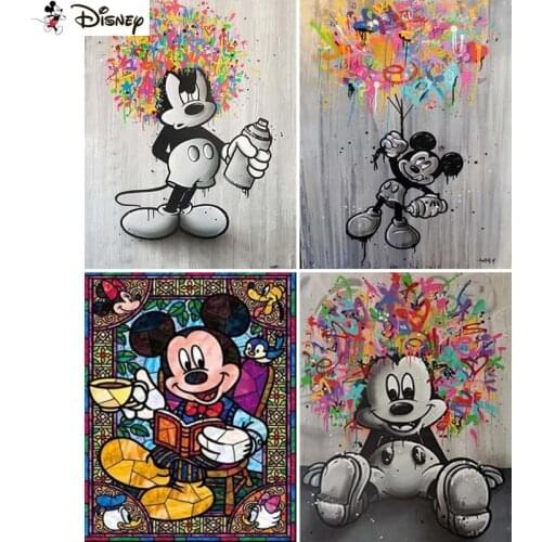Disney 5d Diamond Painting Full Square/Round "Cartoon Mickey Mouse" Picture Of Rhinestone DIY Diamond Embroidery Home Decor
