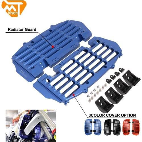 Motorcycle Aluminum Radiator Guard Grill Cover Protection For Husqvarna TC TE TX FC FE FX 125 150 200 250 300 350 450 2017-2020