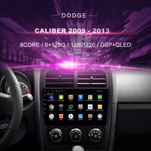 Car DVD For Dodge Caliber ( 2009-2013) Car Radio Multimedia Video Player Navigation GPS Android 10.0 double din