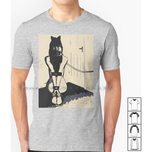 Bdsm Love-Every Master Needs A Pet T Shirt 100% Cotton Nsfw Adult Erotic Bdsm Bondage Brunette Girls Womens Tied Collar