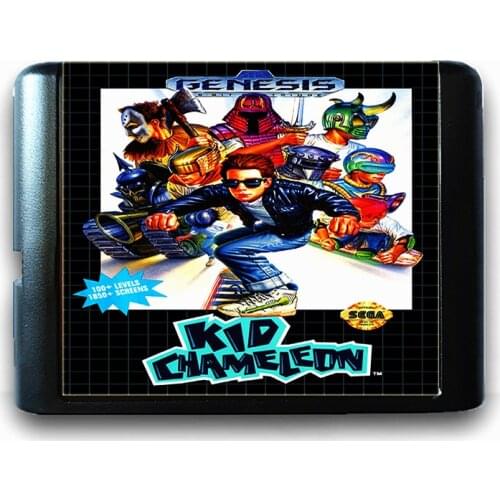 Kid Chameleon for 16 bit Sega MD Game Card for Mega Drive for Genesis Video Game Console PAL USA JAP
