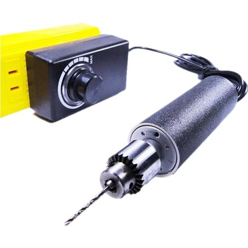 DIY Mini Electric GrindeHandmade PCB Drilling Leather Low-speed Grinding Trimming Machine