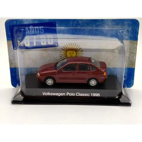 IXO 1:43 For V~~ksw~gen Polo Classic 1996 Diecast Models Collection Limited Edition Auto Toys Car Gift Red