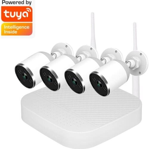 Video Surveillance Camera NVR Kit IP66 Waterproof 1080P 2MP Wireless 4CH IP Camera WIFI CCTV Security System Net Video Recorder