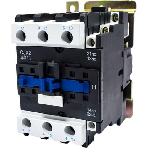 CJX2-4011 LC1 AC Contactor 40A NO 3-Phase DIN Rail Mount Electric Power Contactor 24V 36V 110V 220V 380V