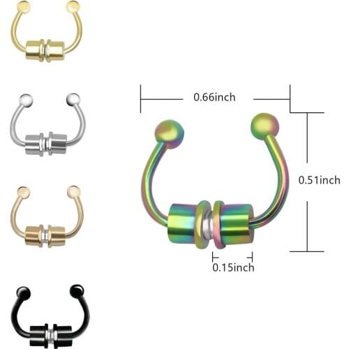 Magnetic Ears Earrings Clip Without Ear Hole Fashion Women Jewelry Accessories