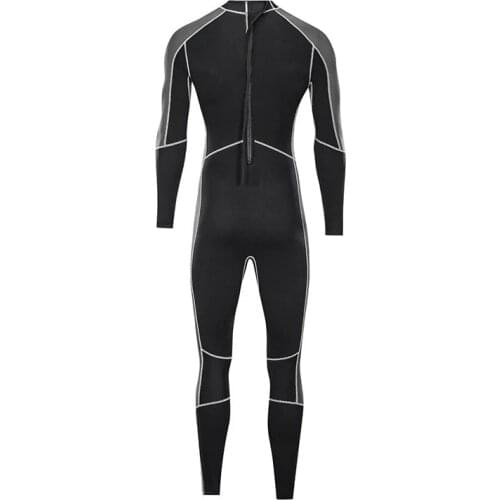 3MM Neoprene Wetsuit Men Scuba Diving suit deep spearfishing wear Snorkeling Surfing one piece suit winter thermal swimsuit