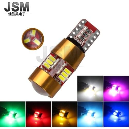 New decoding width lamp t10-3014-27smd bright LED interior light license plate lamp