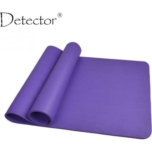 Detector 10mm Thick exercise Yoga Mat Pad Non-Slip Lose Weight Exercise Fitness folding gymnastics mat for fitness