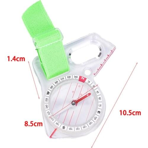 1pc Outdoor Professional Thumb Compass Elite Competition Orienteering Compass Portable Compass Map Scale Compass