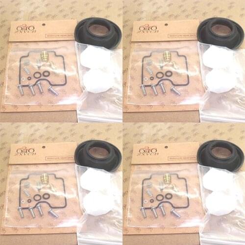4set for FZS1000 FAZER 2001-2002 FZS 1000 Motorcycle carburetor repair kit float plunger diaphragm