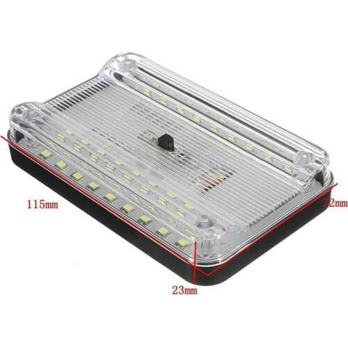 36 LED Car Roof Lamp Universal Trunk Lamp Ultra Thin Waterproof High Brightness 12V Car Vehicle Interior Lights