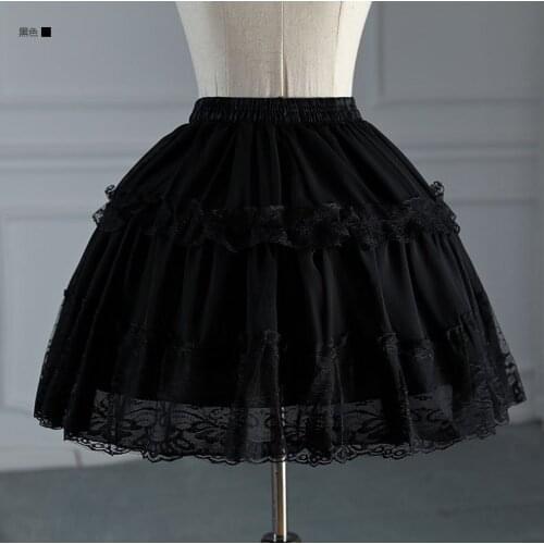 High Quality Black lace Petticoat Ball Gown For Bridal Dresses Wedding Accessory 2 Hoops UnderskirtHalloween Women Crinoline