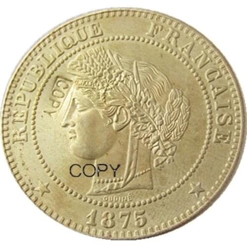 1875A 1877A France 10 Centimes Copy Coins