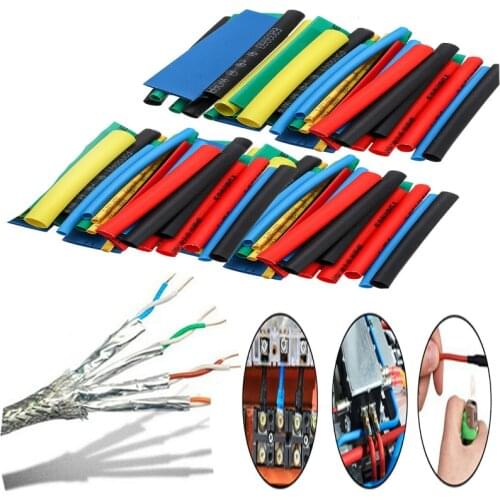 328 400 530pcs set of polyolefin heat shrinkable tube various heat shrinkable tube wire insulation sleeve diy kit