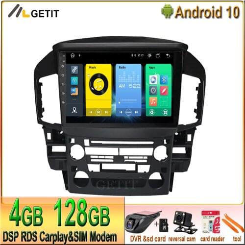 4+128G CARPLAY 9'' Android 10 For Lexus RX300 XU10 1997 - 2003 Car Radio Multimedia Video Player Navigation GPS