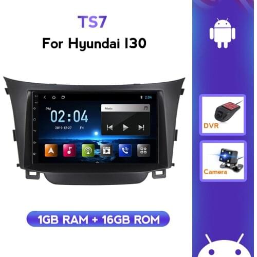 Car GPS Navigation Android For Hyundai I30 Elantra GT 2012 - 2016 Stereo Multimedia Player Radio Recorder Head Unit SWC Wifi FM