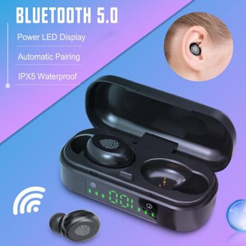 TWS V8 Touch Control Mini Wireless Bluetooth Earphones Music Headphones Sport Earbuds Business Headset For Xiaomi Huawei Iphone