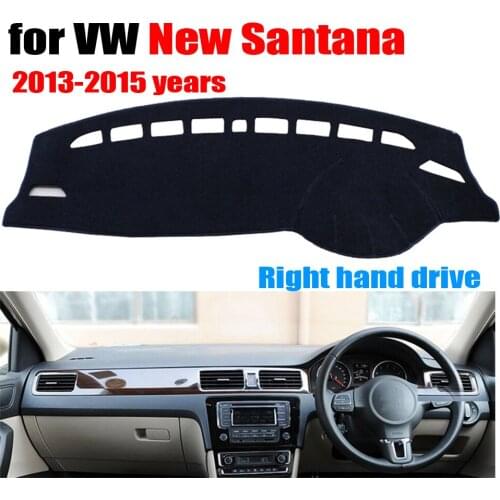 Car dashboard covers for Volkswagen VW New SANTANA 2013-2015 Right hand drive dashmat pad dash cover dashboard accessories